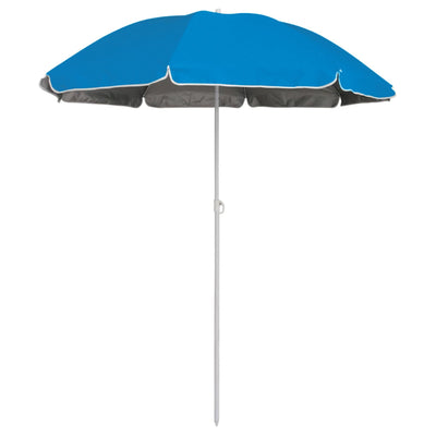 Ombrellone da mare con aste in fibra di vetro palo in alluminio orientabile