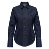 Only Camicia Perla LS Western Blue Denim