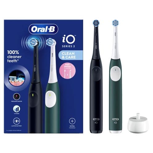Oral-B iO Series 2 Night Black/ Forest Green mit 2.Handstck