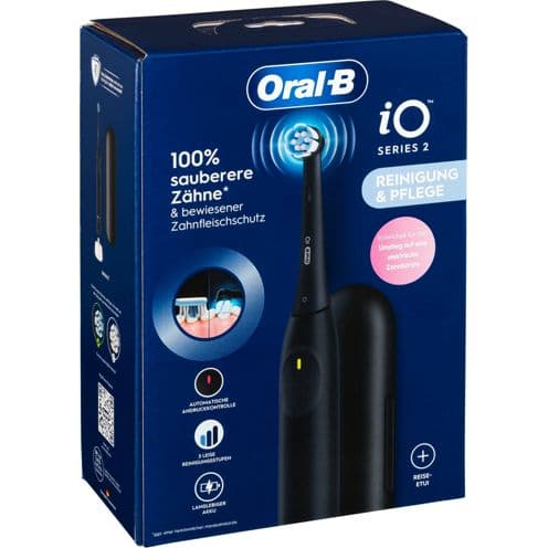 Oral-B iO Series 2 Night Black con custodia da viaggio
