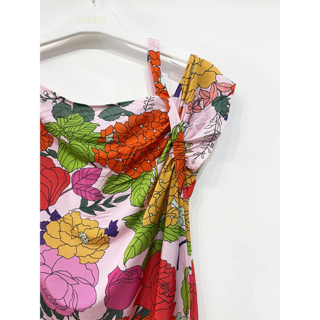 Oroblu Abito in Viscosa Roses VOBB67729 S100