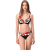 Oroblu Costume Due Pezzi Preformato con Ferretti Roses VOBB67722 S110