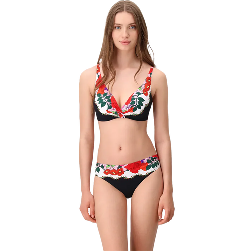 Oroblu Costume Due Pezzi Preformato con Ferretti Roses VOBB67722 S110