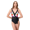 Oroblu Costume Intero Preformato con Incrocio Roses VOBB67727 S150