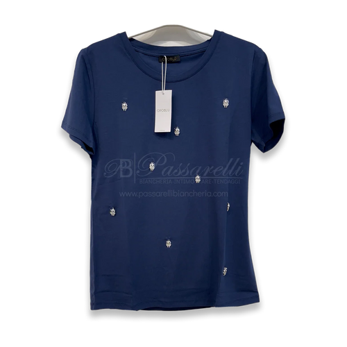 Oroblu Maglia Estiva da Donna Maniche Corte VOBT68110 2504S40