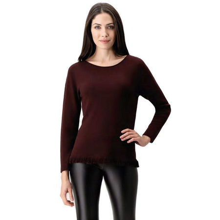 Oroblu Maglia Invernale da Donna Trimming Sweater VOBT67087 S78 - Passarelli Biancheria