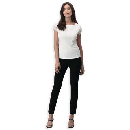 Oroblu Maglia Estiva da Donna Maniche Corte Nera VOBT67331 S40 - Passarelli Biancheria