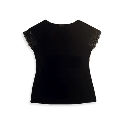 Oroblu Maglia Estiva da Donna Maniche Corte Nera VOBT67331 S40 - Passarelli Biancheria