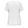 Oroblu Maglia T-shirt Maniche Corte da Donna in Cotone e Pizzo Peonia S60 - Passarelli Biancheria