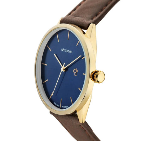 Orologio CHPO Khorshid Goteborg navy brown 14230TT