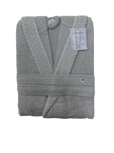 Accappatoio Check Via Roma 60 – Spugna di Cotone Extra Soffice Uomo & Donna