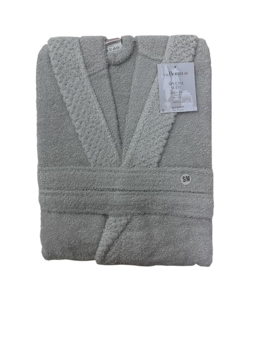 Accappatoio Check Via Roma 60 – Spugna di Cotone Extra Soffice Uomo & Donna