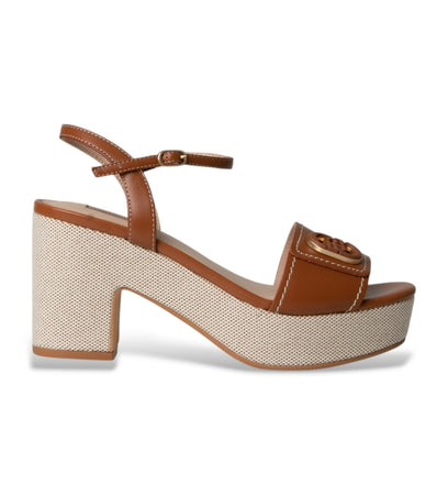 LiuJo Donna Sandali in pelle Cuoio