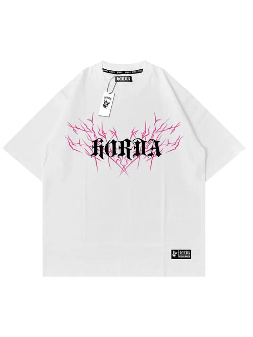 Oversize Boxy Fit 100% cotone Lightning Horda Brand Streetwear