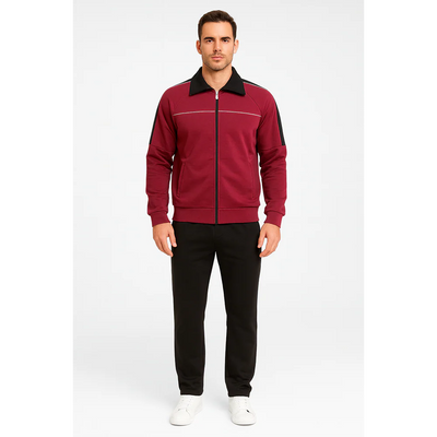 OxiGym Tuta da Uomo in Cotone Felpato F981 2510S76