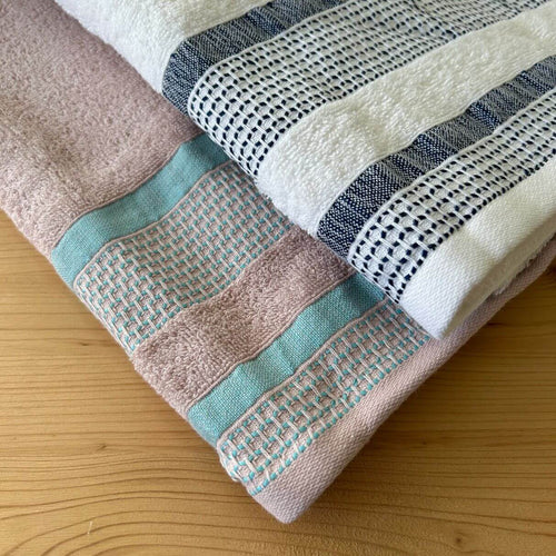 Set asciugamani 2+2 Maestri Cotonieri Clara  Spugna di Cotone