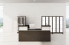 Armadio casellario in metallo verniciato a 10 vani cm. 66x38/50x180h
