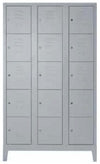 Armadio casellario in metallo a 15 vani da ufficio cm. 98x38/50x180h