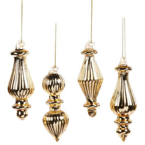 Pendente decorazione per albero di Natale decorazione natalizia, set da 4 pezzi