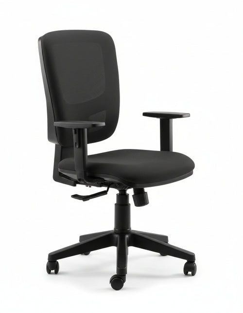 Poltrona operativa ignifuga con meccanismo syncro multiblock