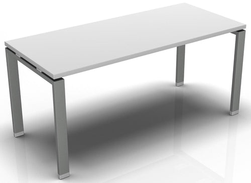 Scrivania direzionale in legno con gambe metalliche a cavalletto o a ponte cm. 180/200x90x73,4h