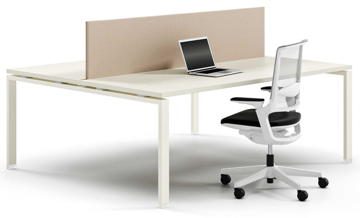 Scrivania direzionale in legno con gambe metalliche a cavalletto o a ponte cm. 180/200x90x73,4h