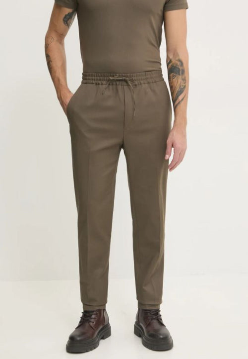 calvin klein PANTALONE COTTON VISCOSE TAPARED JOGGER da uomo