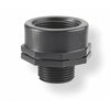 Adattatore per rubinetto in plastica PVC serie big per irrigazione e giardinaggio