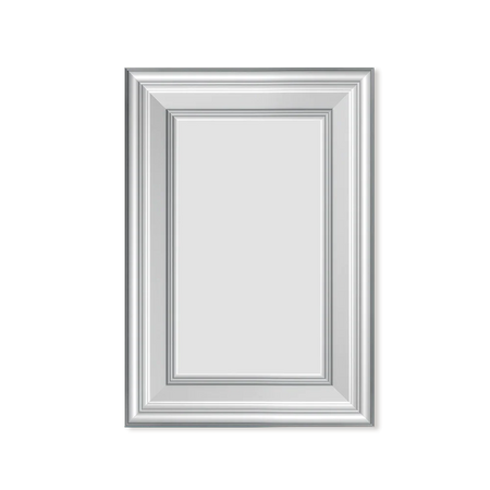 Pannello Bianco completo per boiserie 40x55x1,9cm con cornice in Duropolimero e riempimento in cartongesso - Eternal Parquet