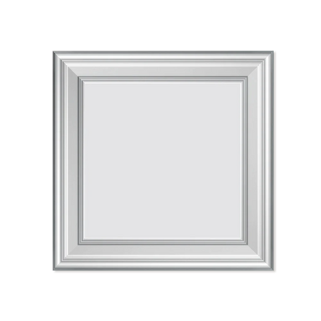 Pannello Bianco completo per boiserie 80x55x1,9cm con cornice in Duropolimero e riempimento in cartongesso