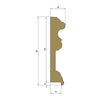 Pannello Bianco completo per boiserie 40x55x1,9cm con cornice in Duropolimero e riempimento in cartongesso - Eternal Parquet