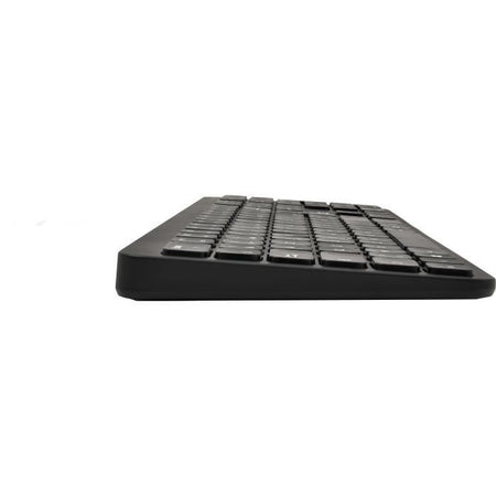 Pacchetto mouse tastiera nera wireless SLIM