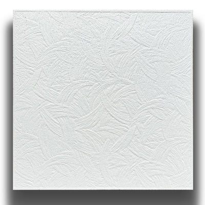 10 o 20mq (40 oppure 80 pezzi) di pannello decorativo a soffitto in polistirene compatto 50x50cm (spess. 1cm) PALERMO - Eternal Parquet