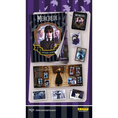 Album per carte collezionabili - PANINI - Mercoledì Halloween - Licenze Super Mario - Bambino