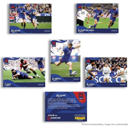 Blister 12+1 tasche PANINI - RUGBY EDF