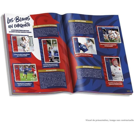 Cofanetto da Collezione Rugby Team of France-Rage de Vaincre 1 Album + 18 Buste + 3 Carte in Edizione Limitata - PANINI