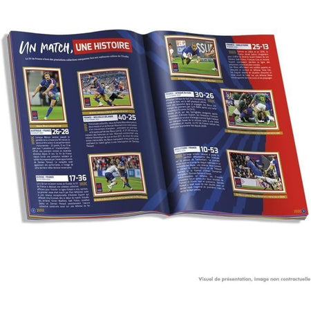 Cofanetto da Collezione Rugby Team of France-Rage de Vaincre 1 Album + 18 Buste + 3 Carte in Edizione Limitata - PANINI