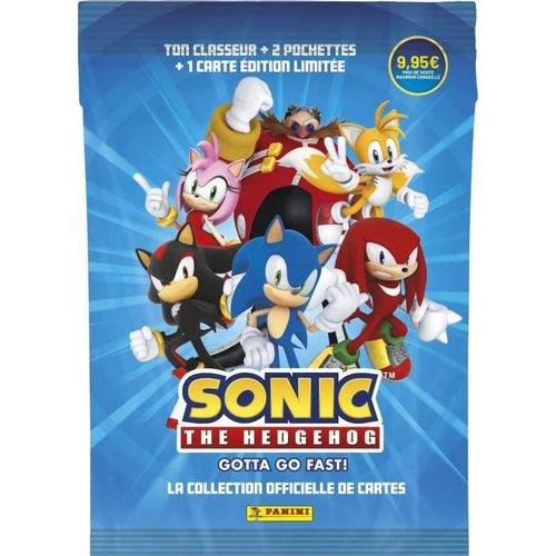 Starter Pack - PANINI - Sonic the Hedgehog Classic - Raccoglitore - 2 tasche - 1 carta in edizione limitata
