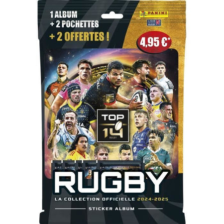 Starter Pack - PANINI - Rugby Top 14 2024-2025 - Album - 2 bustine - 2 gratis