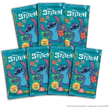 Scatola di metallo - PANINI - STITCH TC - 7 tasche - 42 carte