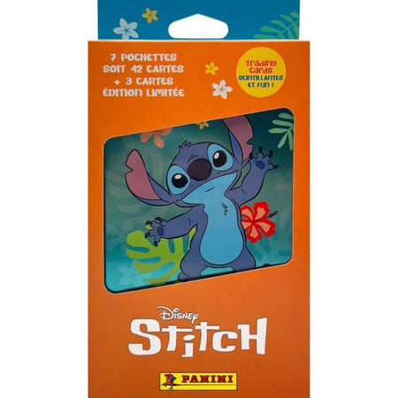 Scatola di metallo - PANINI - STITCH TC - 7 tasche - 42 carte