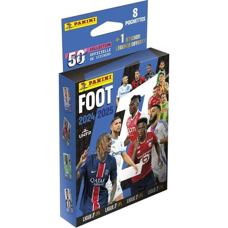 Blister di figurine - PANINI - Calcio Ligue 1 2024-2025 McDonald's - 8 tasche + 1 adesivo legenda