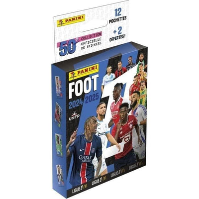 Blister - PANINI - Calcio Ligue 1 2024-2025 - McDonald's - 12 tasche - 2 omaggio - 98 figurine