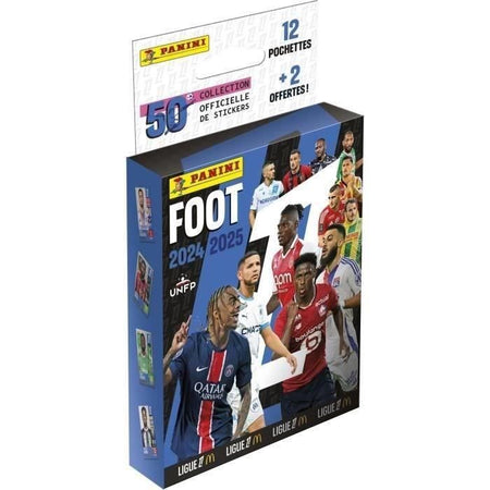 Blister - PANINI - Calcio Ligue 1 2024-2025 - McDonald's - 12 tasche - 2 omaggio - 98 figurine