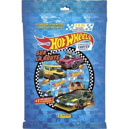 Starter Pack - PANINI - Hot Wheels TC - Raccoglitore + 2 tasche + 1 carta EL - 12 adesivi