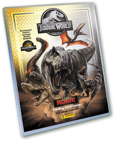 Starter Pack - PANINI - JURASSIC WORLD 4 TCG - Album + 2 bustine protettive - 16 carte - Carta in edizione limitata n. 1