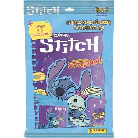 Album + 3 copertine - PANINI - STITCH 2 - MY SUPER SCRAPBOOK - 15 figurine