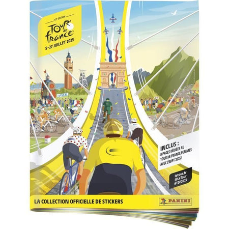 Starter Pack - PANINI - TOUR DE FRANCE 2025 - Album + 4 bustine - 20 figurine