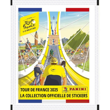 Blister - PANINI - TOUR DE FRANCE 2025 - 10 bustine + 1 omaggio - 55 figurine