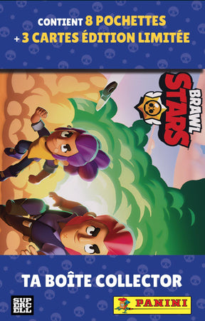 Scatola di metallo - PANINI - BRAWL STARS TC - 8 bustine - 64 carte
